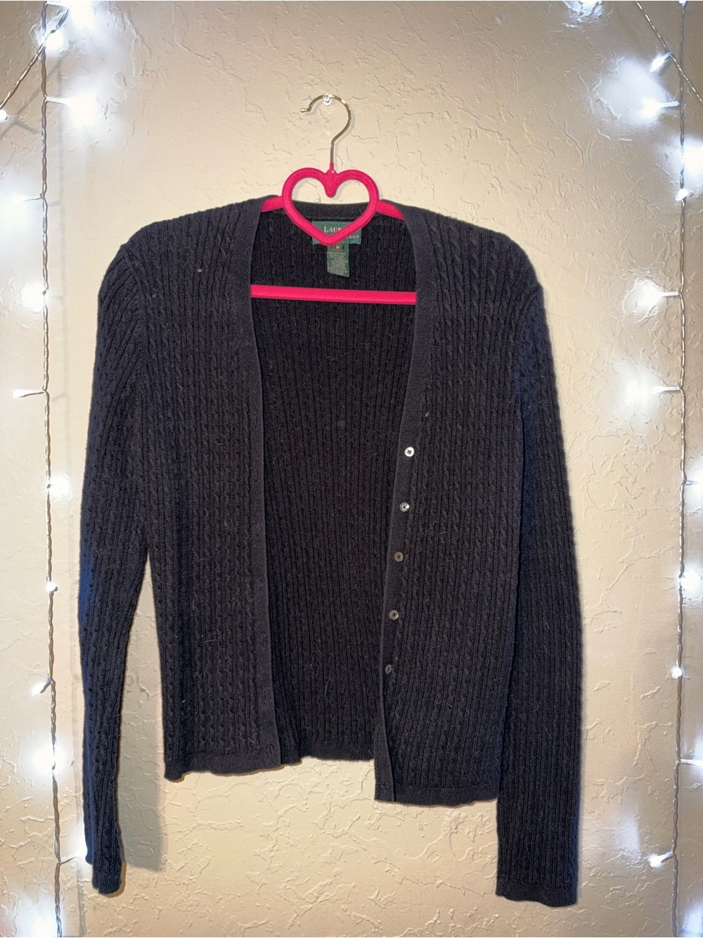 Ralph Lauren black sweater cardigan